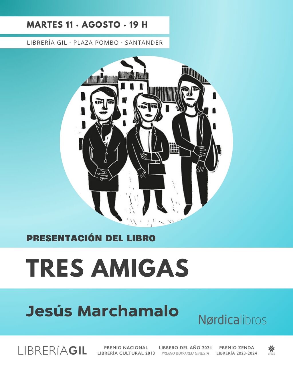 Presentación de "Tres amigas", de Jesús Marchamalo