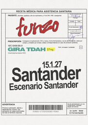 Funzo en concierto presentando su nuevo álbum "TDAH"