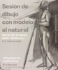 Sesión de dibujo con modelo al natural