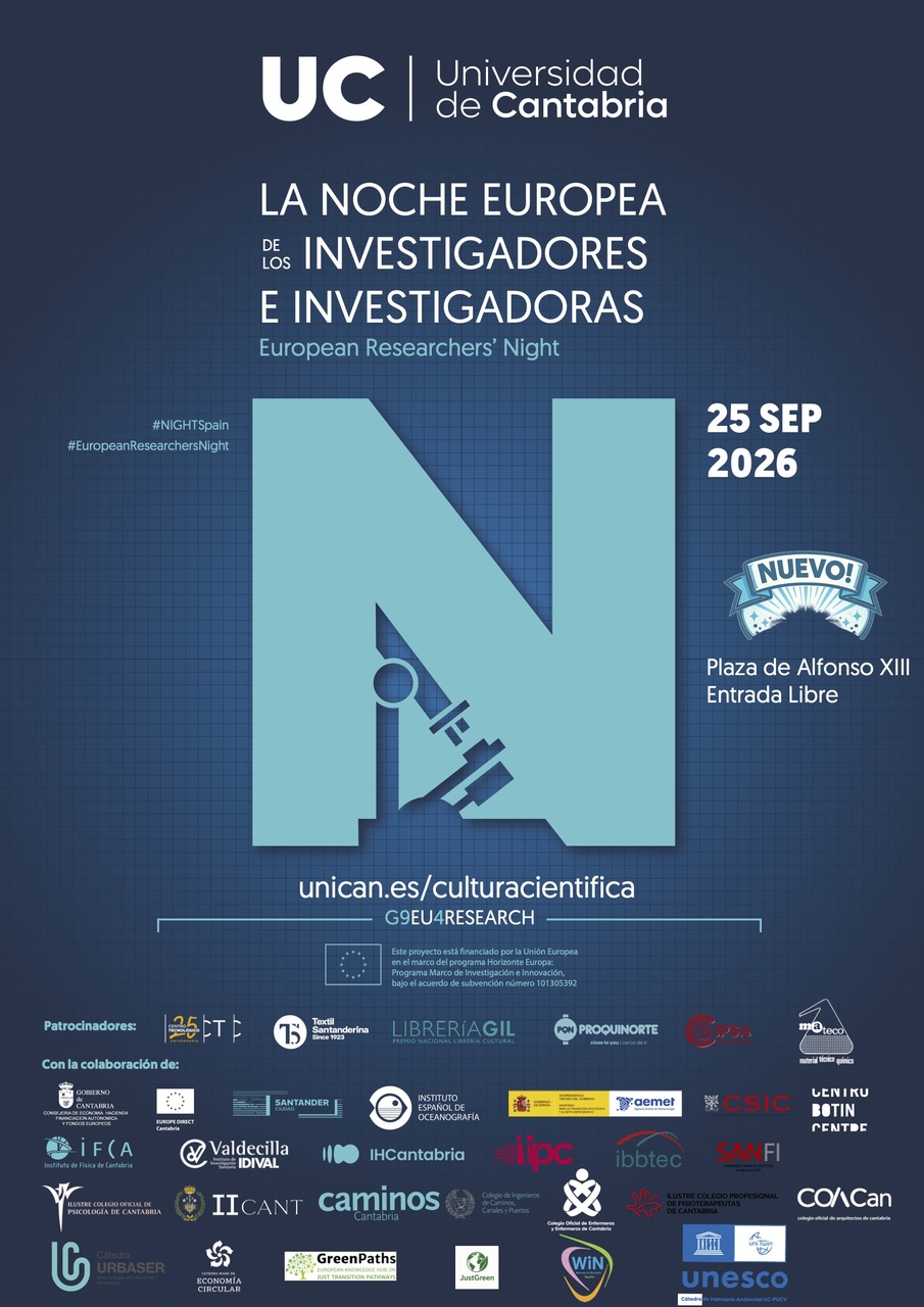 XIV Noche Europea de los Investigadores e Investigadoras de la UC