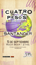 Concierto de la banda uruguaya Cuatro Pesos de Propina