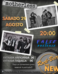 Motherless y False Pretense en directo
