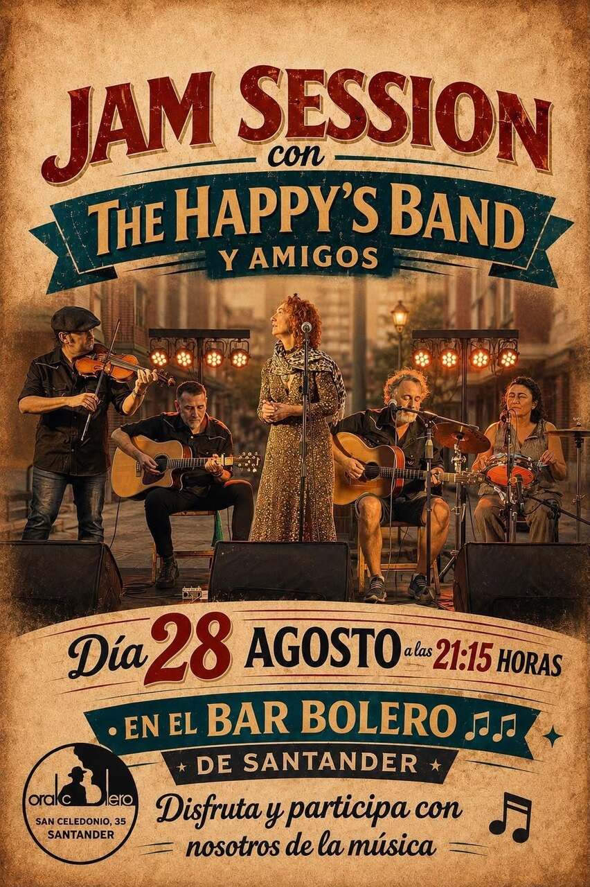 Jam Session con The Happy´s Band y amigos