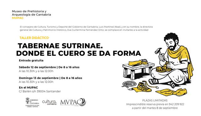 "Tabernae Sutrinae. Donde el cuero se da forma", taller didáctico