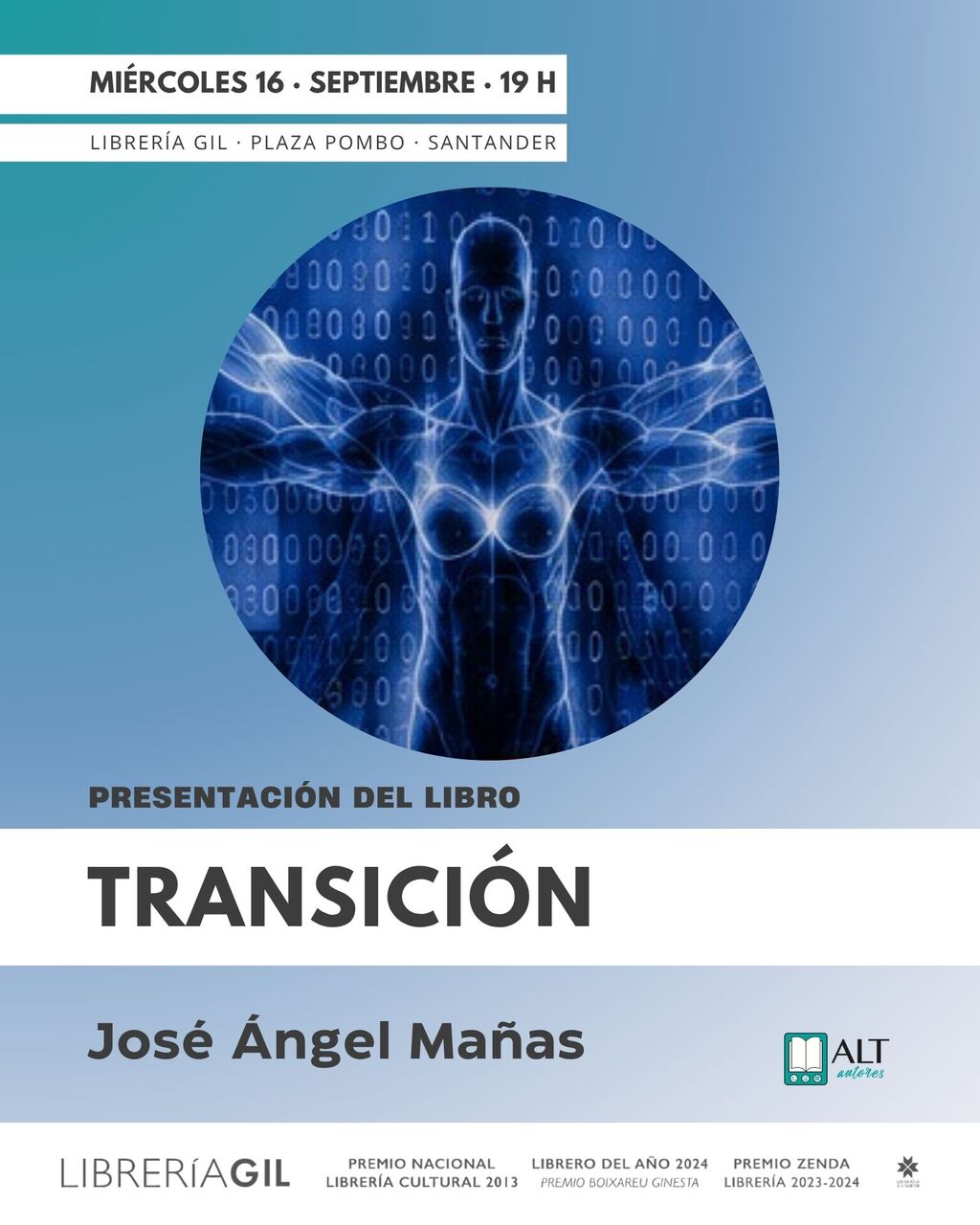José Ángel Mañas presenta el libro "Transición"