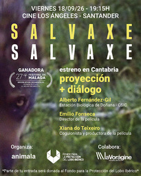 "Salvaxe, salvaxe", proyección con presencia del director y la coguionista