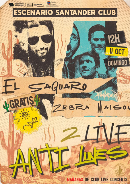 "Los Antilunes" presentan: El Saguaro y Zebra Maison