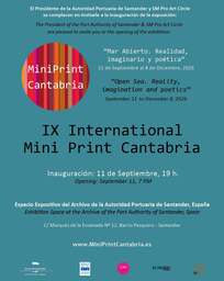 Inauguración de la IX Mini Print Internacional Cantabria "Mar abierto. Realidad, imaginario y poética"