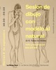 Sesión de dibujo con modelo al natural