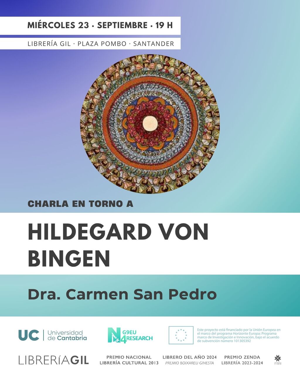 Charla en torno a Hildegarda Von Bingen, con Carmen San Pedro