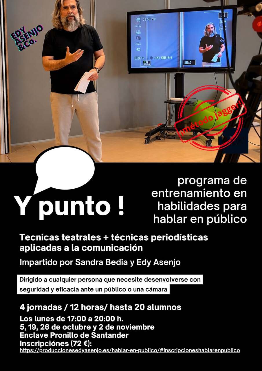 Y punto! Programa de entrenamiento de habilidades para hablar en público
