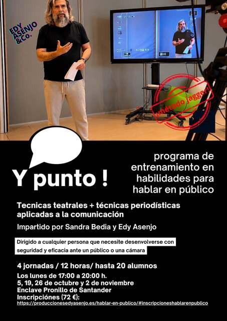 Y punto! Programa de entrenamiento de habilidades para hablar en público