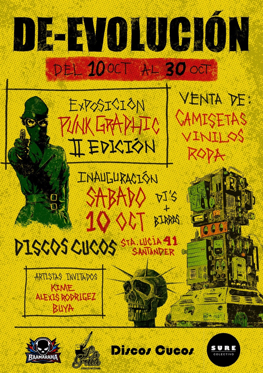 "De-Evolución", segunda edición de "Punk Graphics". Inauguración