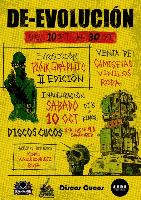 "De-Evolución", segunda edición de "Punk Graphics". Inauguración