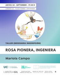 "Rosa Pionera, ingeniera", cuentacuentos y taller