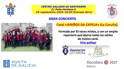 Concierto de la Coral Airiños da Capela