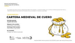 Taller infantil para elaborar una cartera medieval de cuero