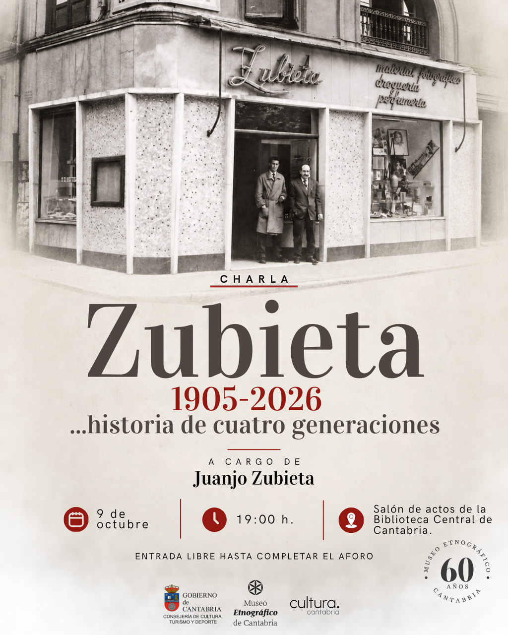 “Zubieta 1905-2026 ...historia de cuatro generaciones”, por Juanjo Zubieta
