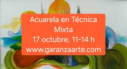 Taller de acuarela en técnica mixta
