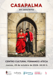 Actuación musical del dúo Casapalma