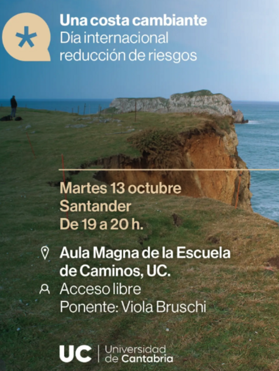 "Una costa cambiante", conferencia de Viola Bruschi