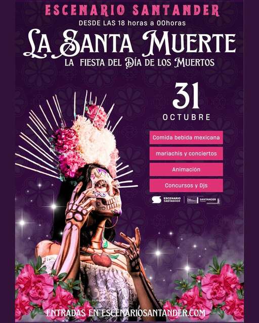La Santa Muerte, fiesta del Día de los Muertos