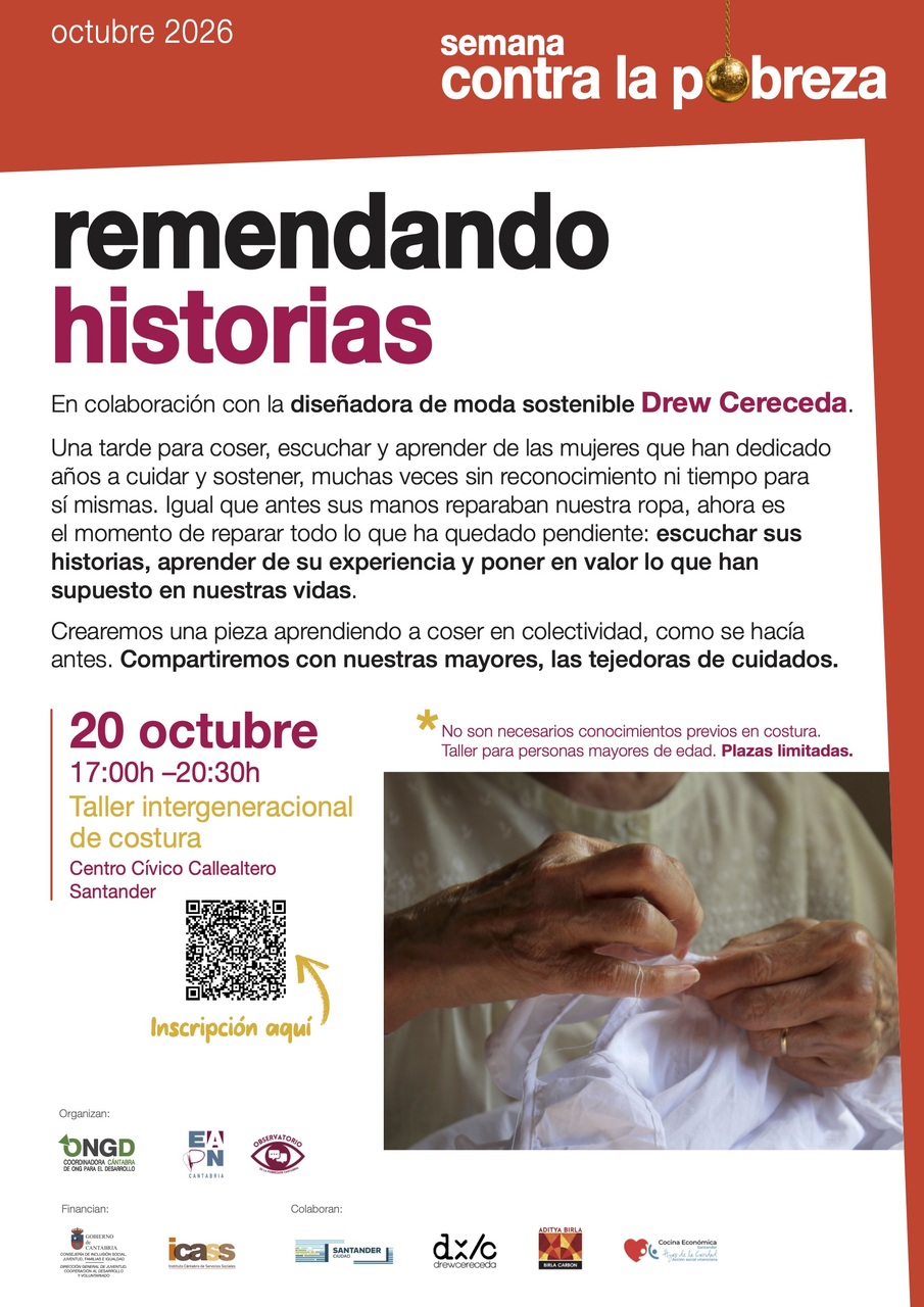 "Remendando historias" con la diseñadora Drew Cereceda
