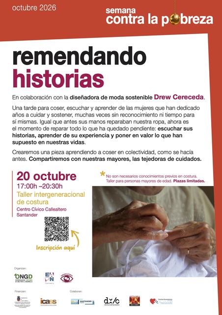 "Remendando historias" con la diseñadora Drew Cereceda