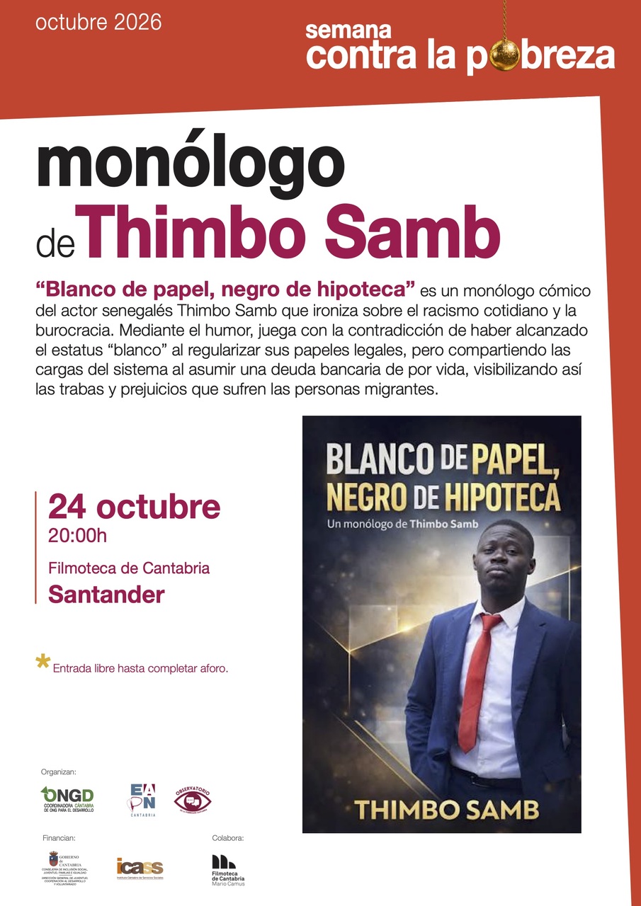 Monólogo teatral "Blanco de papel, negro de hipoteca"