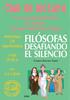 Club de lectura en torno al libro "Filósofas desafiando el silencio", con su autora