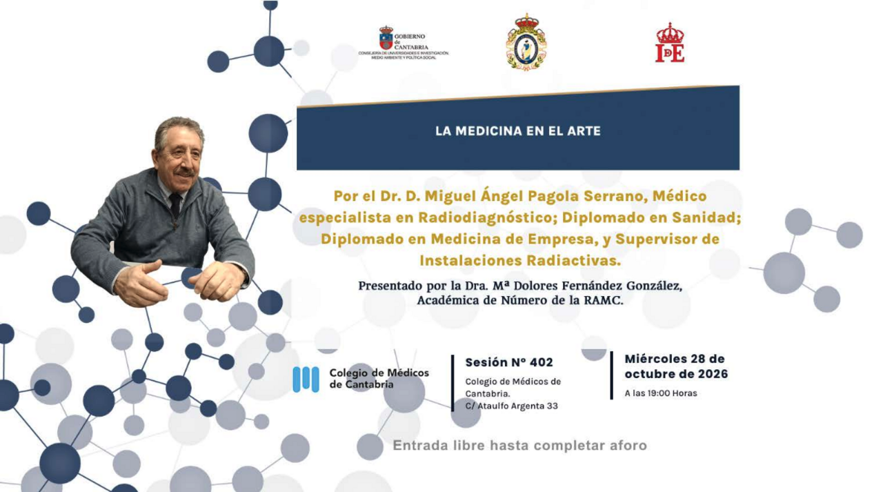 "La medicina en el arte", sesión académica a cargo de Miguel Ángel Pagola