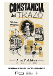 "Constancia del Trazo”, mini dibujos de Arina Podolskaia