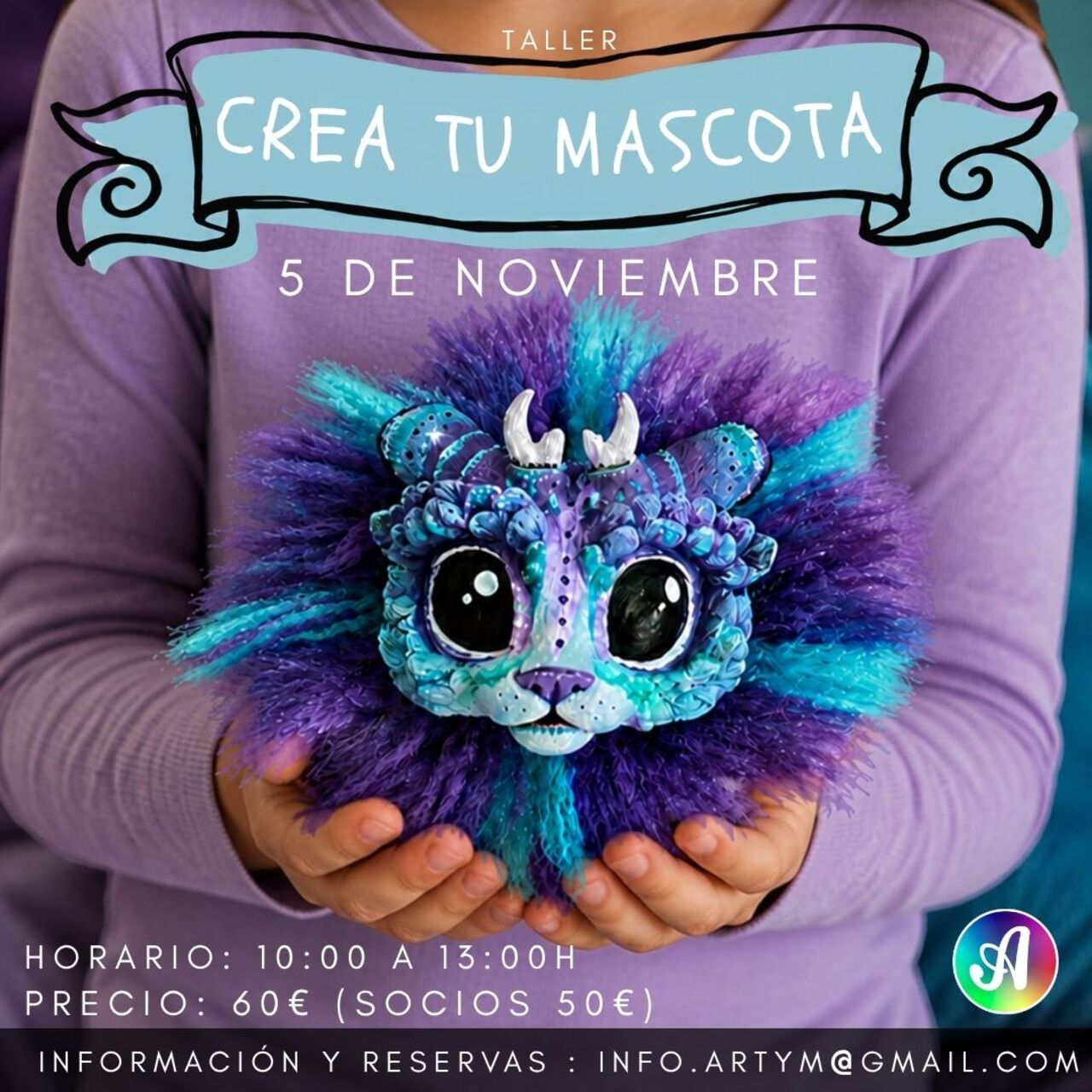 Taller artístico infantil "Crea tu mascota"
