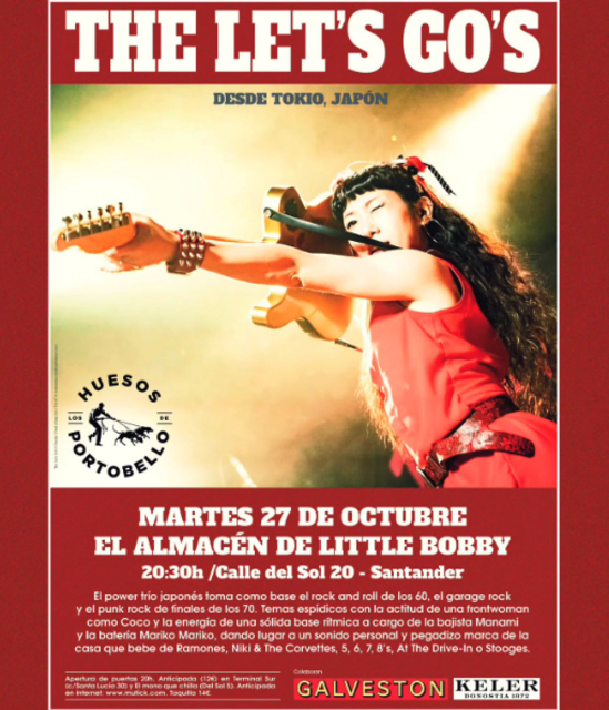 El power trío The Let's Go's recala en Little Bobby