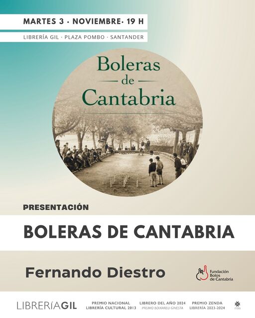 Presentación de "Boleras de Cantabria", con Fernando Diestro