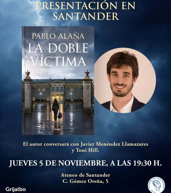 Pablo Alaña presenta la novela "La doble víctima"