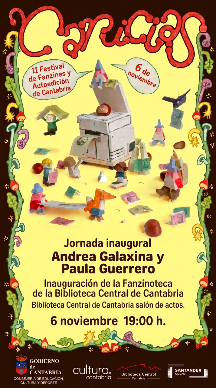 Jornada inaugural de Caricias. II Festival de Fanzines y Autoedición de Cantabria