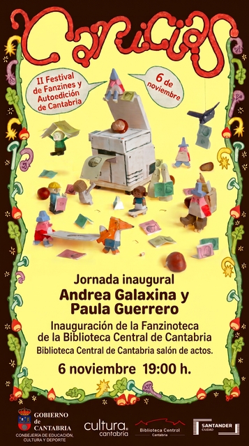 Jornada inaugural de Caricias. II Festival de Fanzines y Autoedición de Cantabria