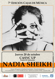 La compositora, cantante y guitarrista Nadia Sheik recala en Cajas de Música