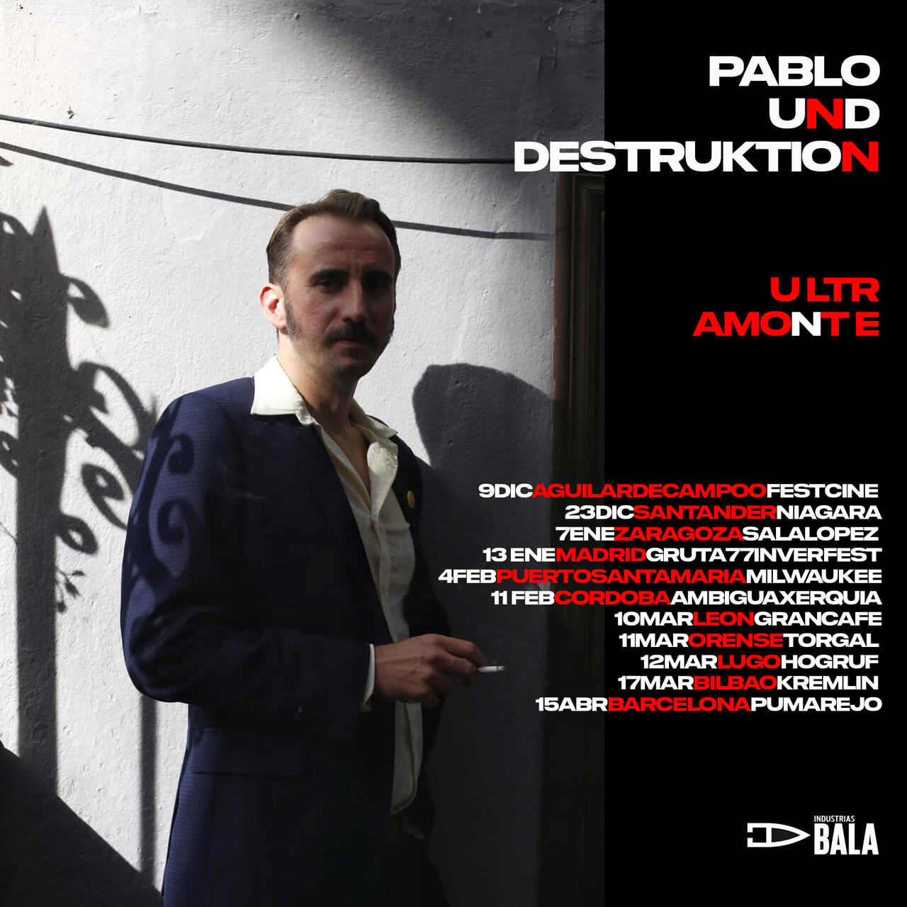 Pablo Und Destruktion presenta en directo "Ultramonte"