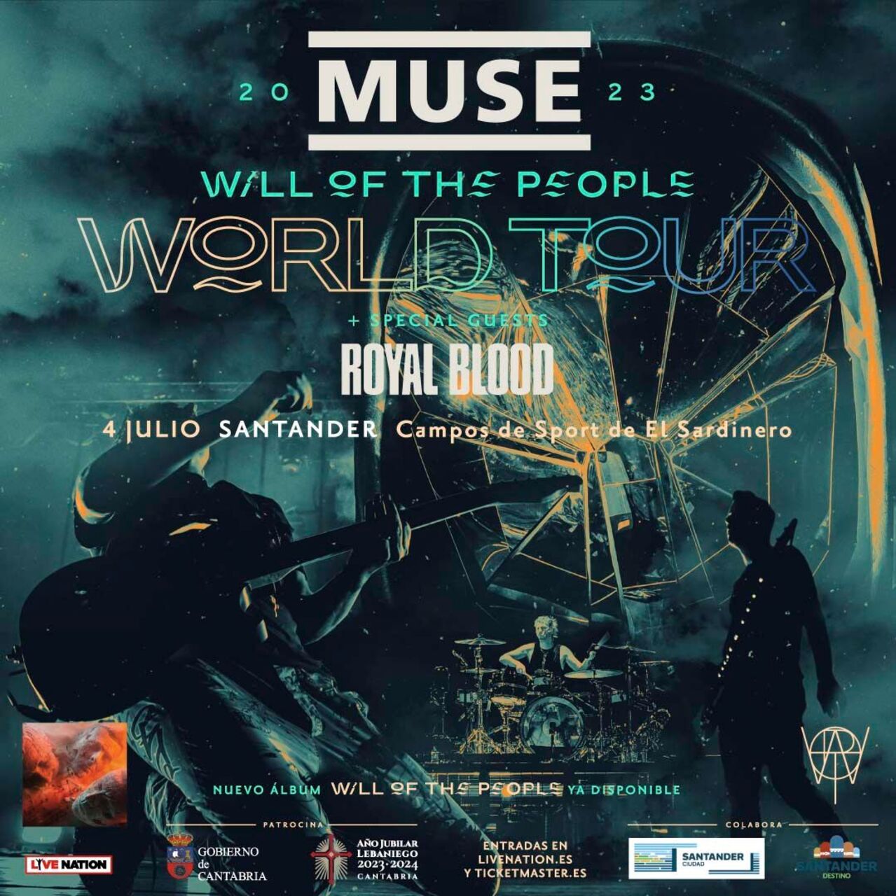 Muse. Will of the People World Tour