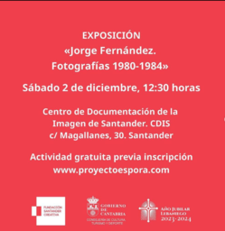 Visita creativa a la exposición "Jorge Fernández. Fotografías 1980-1984", dentro del Proyecto Espora