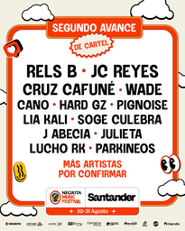 III Negrita Music Festival Santander: Rels B, JC Reyes, Cruz Cafuné y Wade