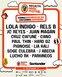 III Negrita Music Festival Santander: Lola Índigo, Juan Magán, Paul Thin