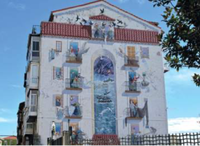 "Sotileza", mural sobre un proyecto de José Ramón Sánchez