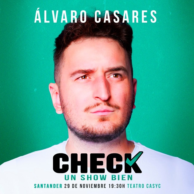 "Check! Un show bien", el humor de Álvaro Casares