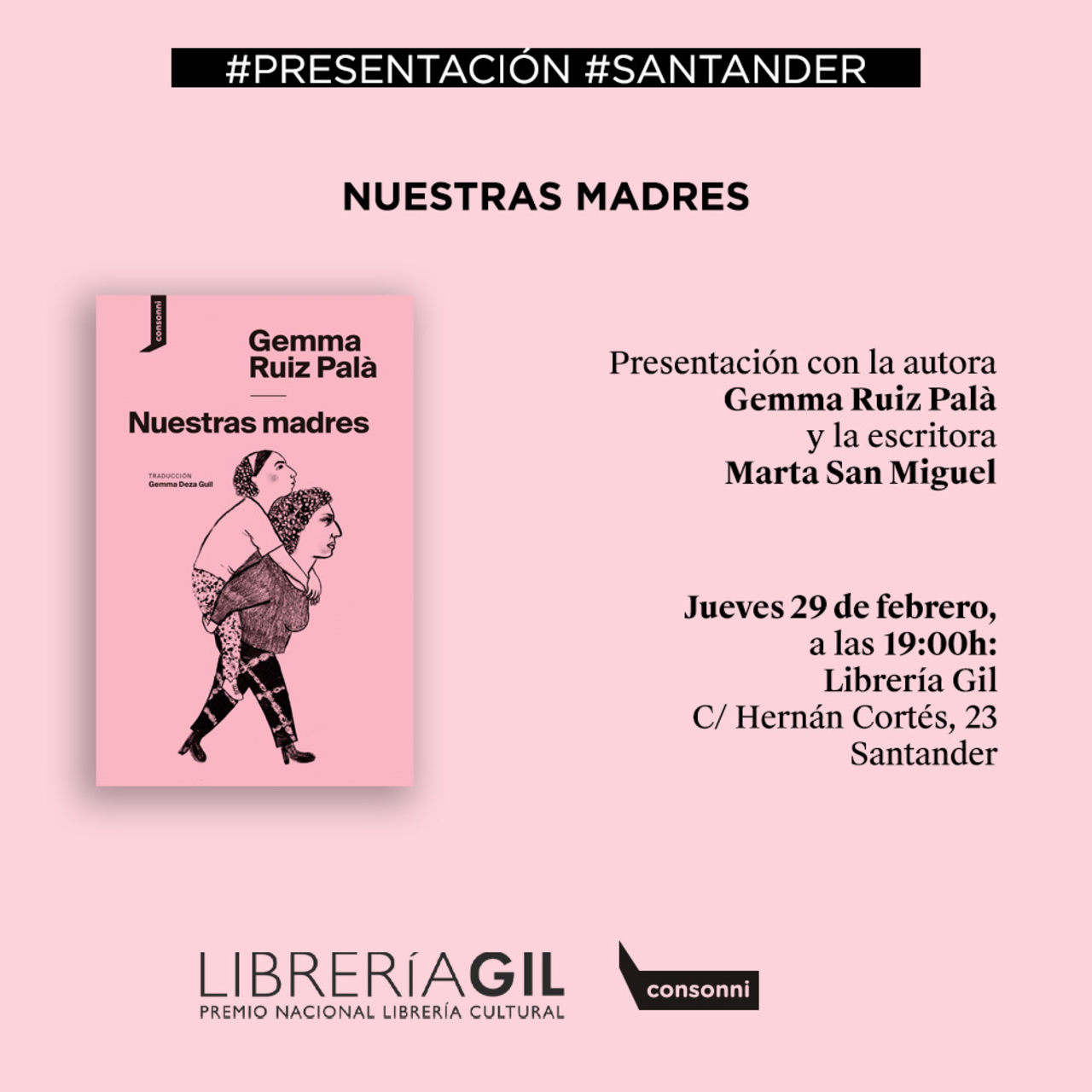 Presentación de "Nuestras madres", de Gemma Ruiz Palà