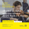 Recital de violín solo a cargo de Daniel García Gamaza