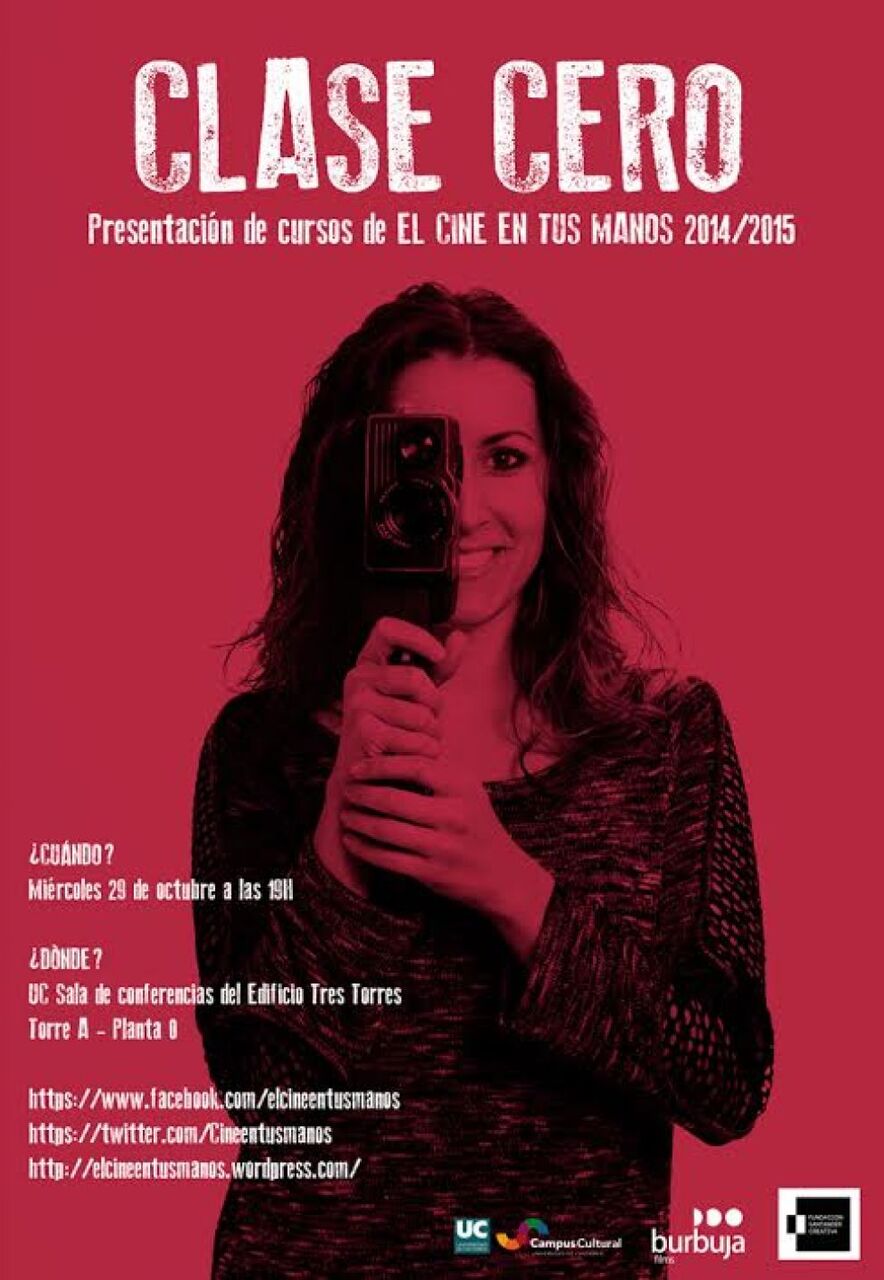 Burbuja Films presenta en la Universidad de Cantabria la II edición de 'El cine en tus manos'