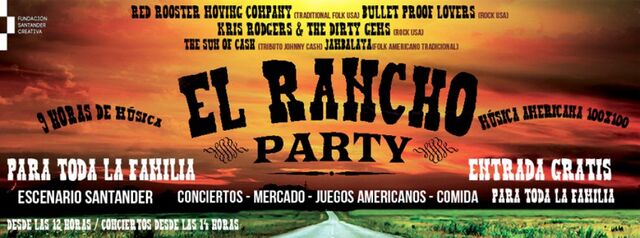 El rock americano de 5 bandas sonará este domingo en el Rancho Party de Escenario Santander